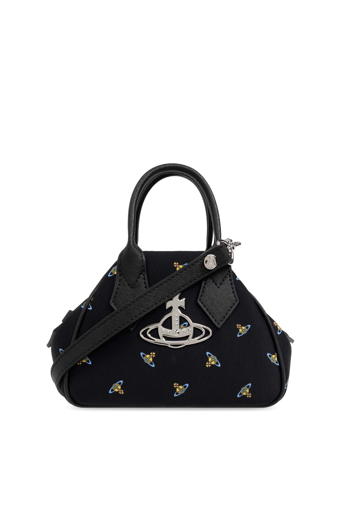★Vivienne Westwood★ Mini Daisy Tote Bag Black 5C010003WL00 Vivienne Westwood Vivienne Westwood Mini Daisy Checked